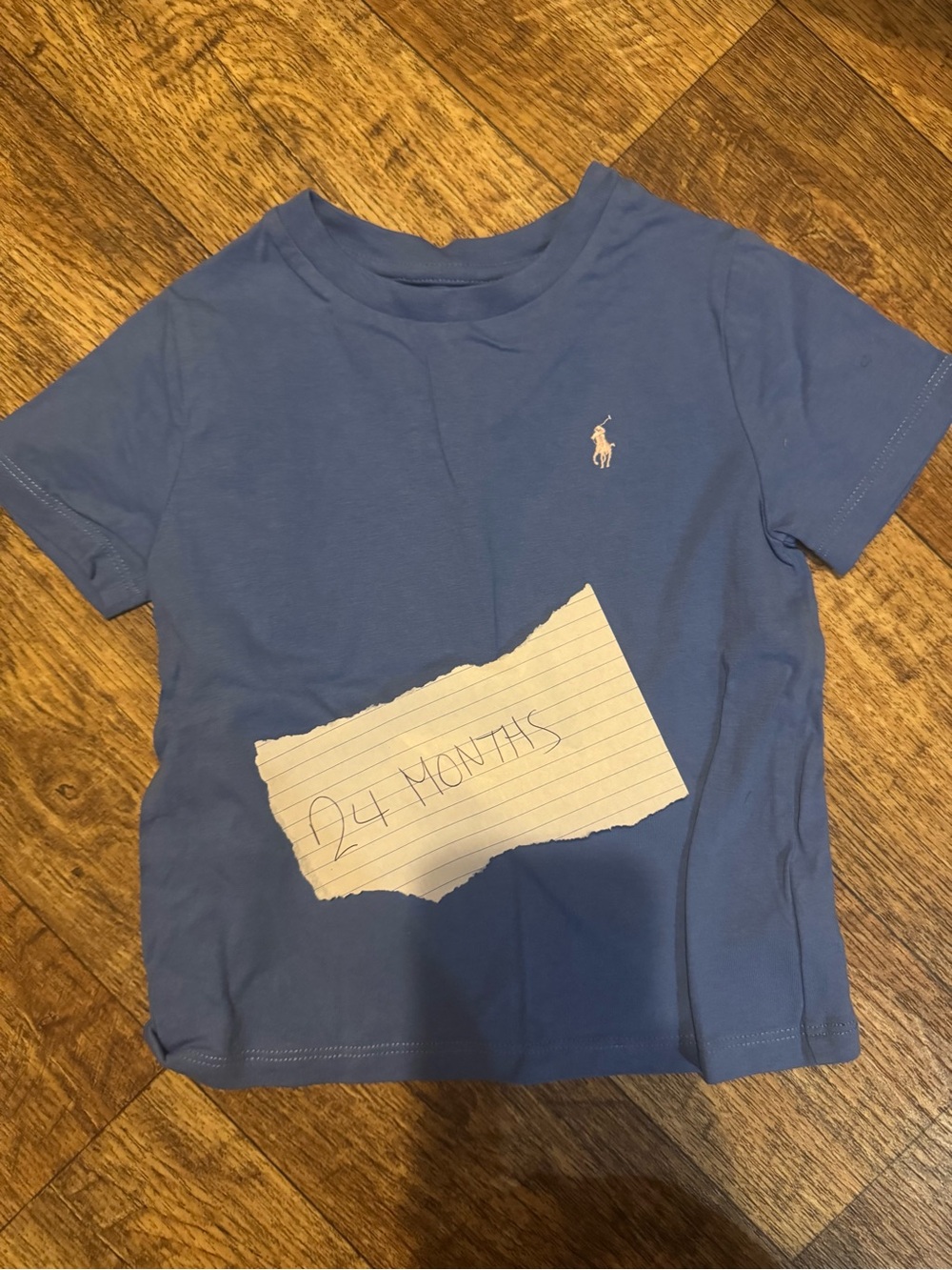 Ralph Lauren Short Sleeve Polo Logo Tee in Blue